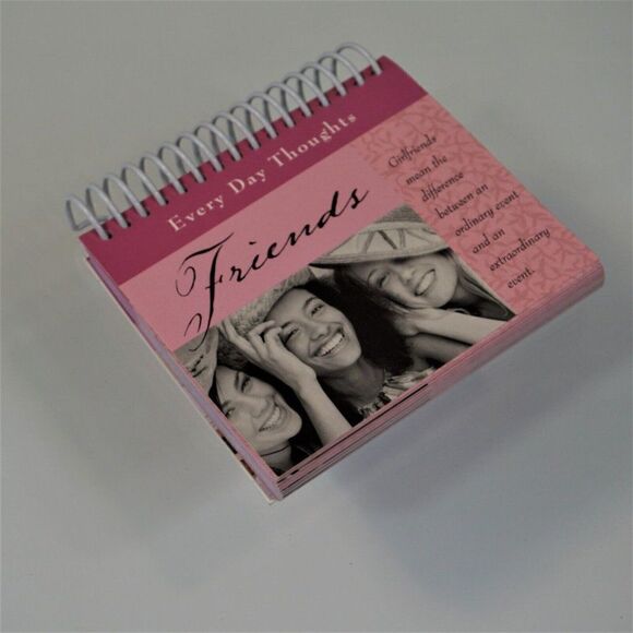 Friends Every Day Thoughts by Louis Webber Spiral Book Desk Top - Picture 3 of 8